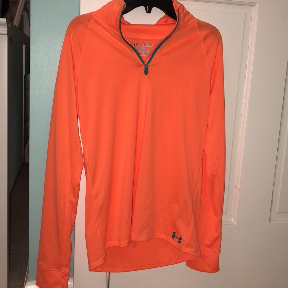 Orange Under Armour Sweatshirt